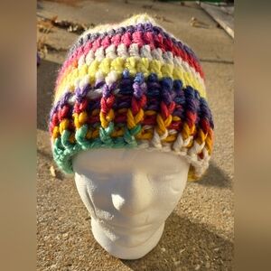 Handmade Colorful Chunky Knit Beanie